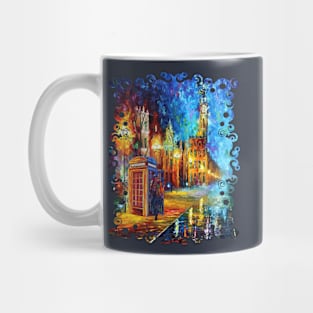 Sherlock with the big ben Starry the night Mug